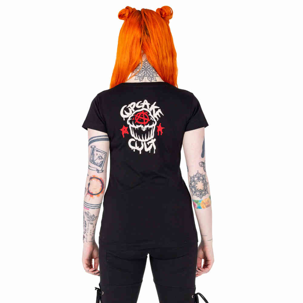 Cupcake Cult - Voodoo Unicorn Girl T-shirt Femme - Noir